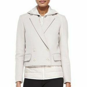 Theory Velvian Hooded Puffer Vest